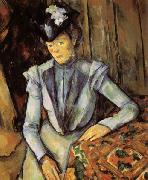 Paul Cezanne Ld Dame en bleu china oil painting artist